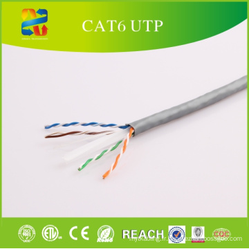 Code de couleur UTP de catégorie 6 Câble réseau avec ETL